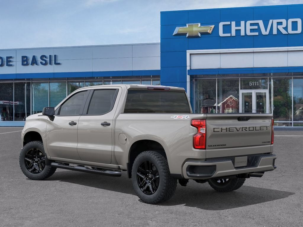 New 2026 Chevrolet Silverado 1500 Custom w/ Turbomax Blackout Package AWD/4WD image 3