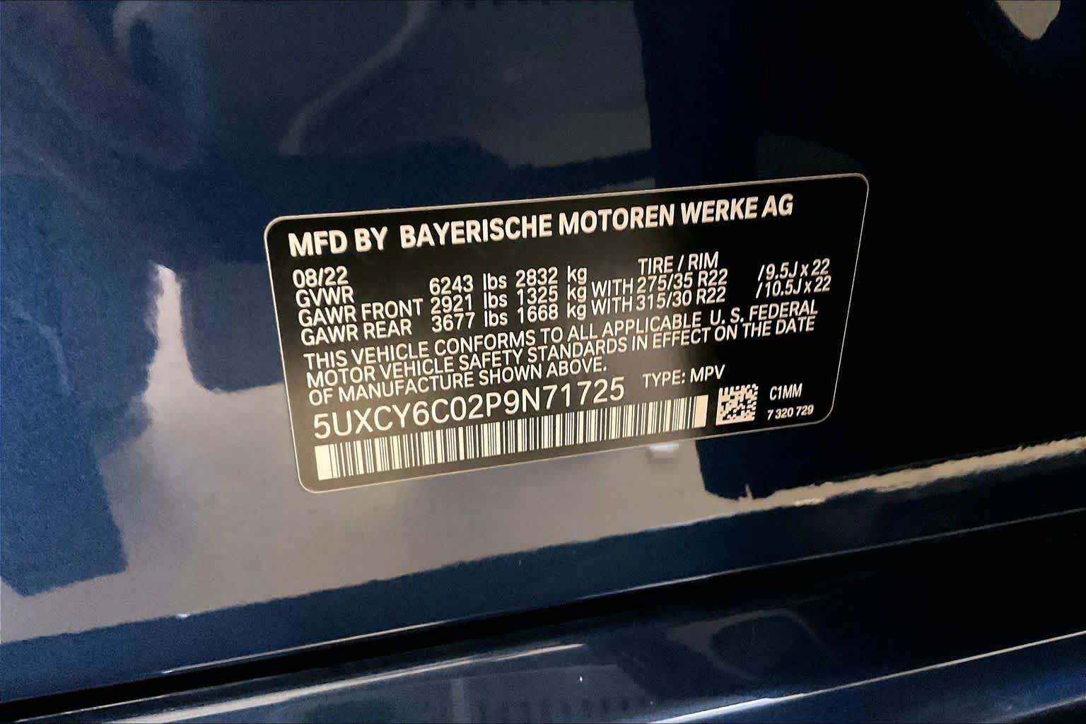 Used 2023 BMW X6 xDrive40i w/ M Sport Package AWD/4WD image 32