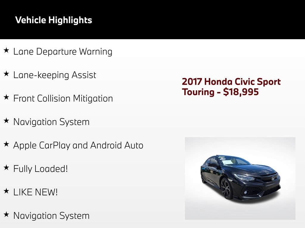 Used 2017 Honda Civic Sport Touring image 5