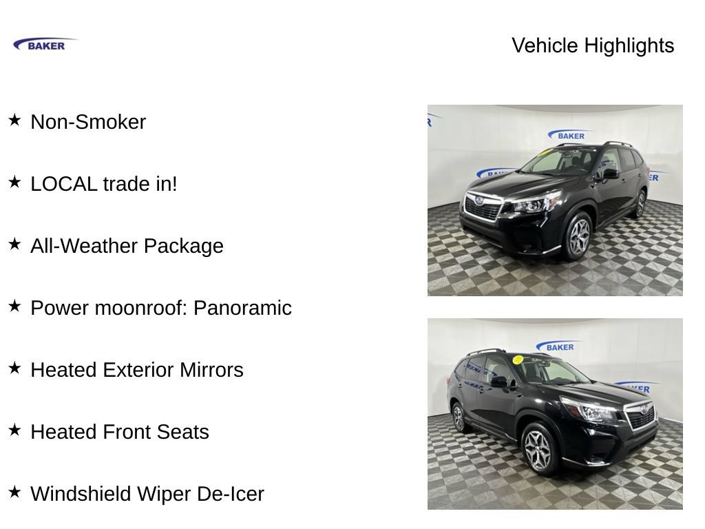 Used 2019 Subaru Forester Premium w/ All-Weather Package AWD/4WD image 4