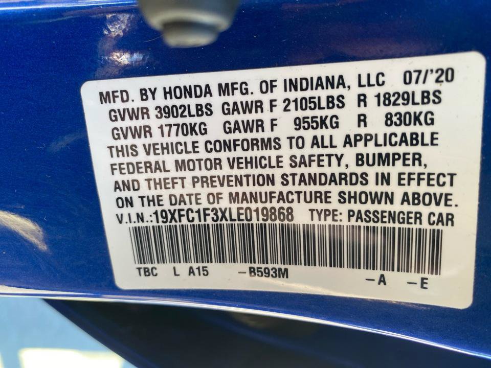Used 2020 Honda Civic EX image 39