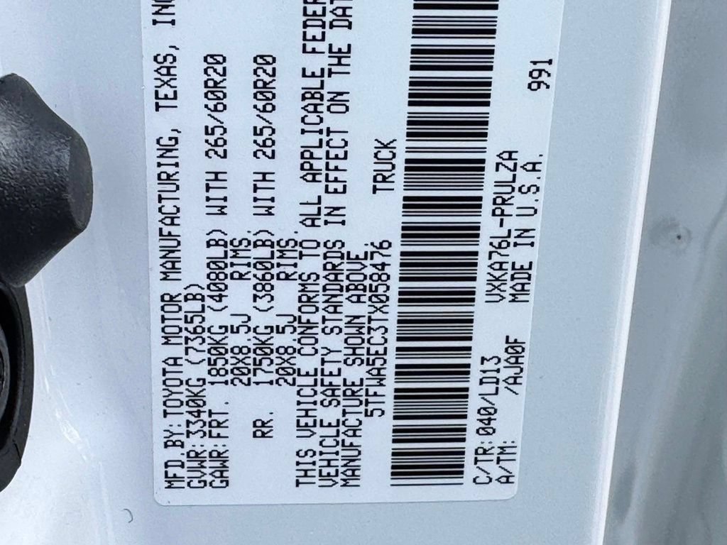 New 2026 Toyota Tundra SR5 w/ SR5 Convenience Package AWD/4WD image 31