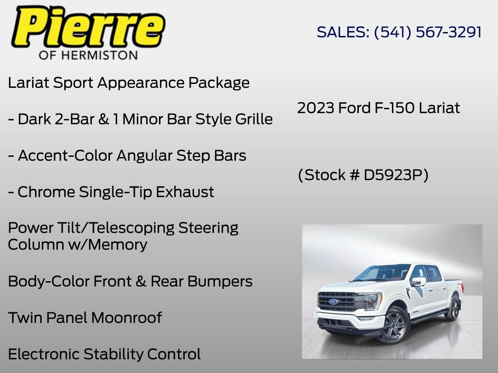 Used 2023 Ford F150 Lariat w/ Equipment Group 502A High AWD/4WD image 18