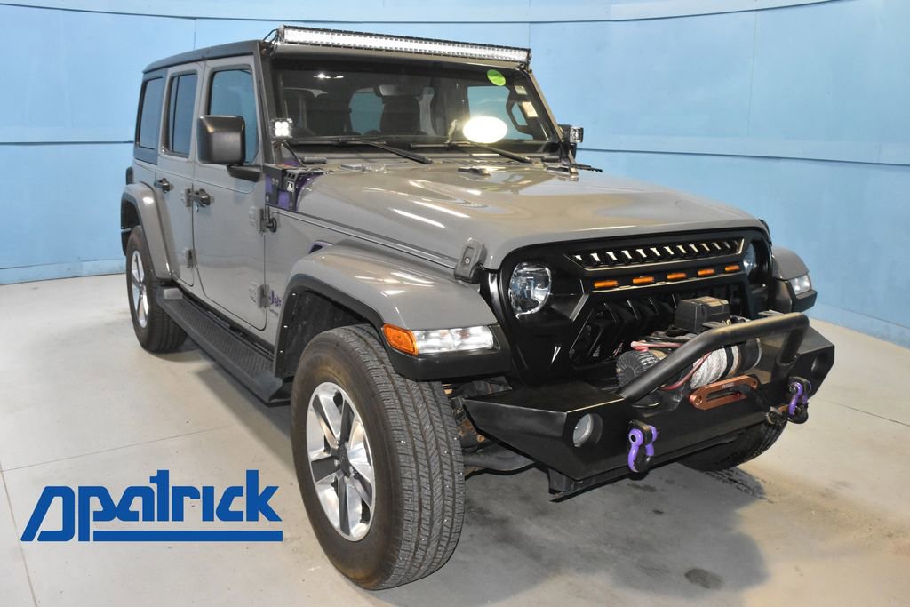 Used 2021 Jeep Wrangler Unlimited Sahara w/ Uconnect 4C Nav & Sound Group