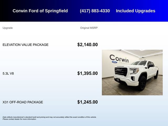 Used 2020 GMC Sierra 1500 Elevation w/ Elevation Value Package AWD/4WD image 5