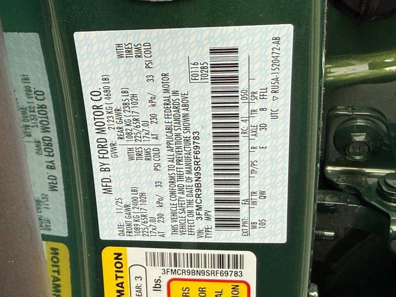 New 2025 Ford Bronco Sport Big Bend image 17