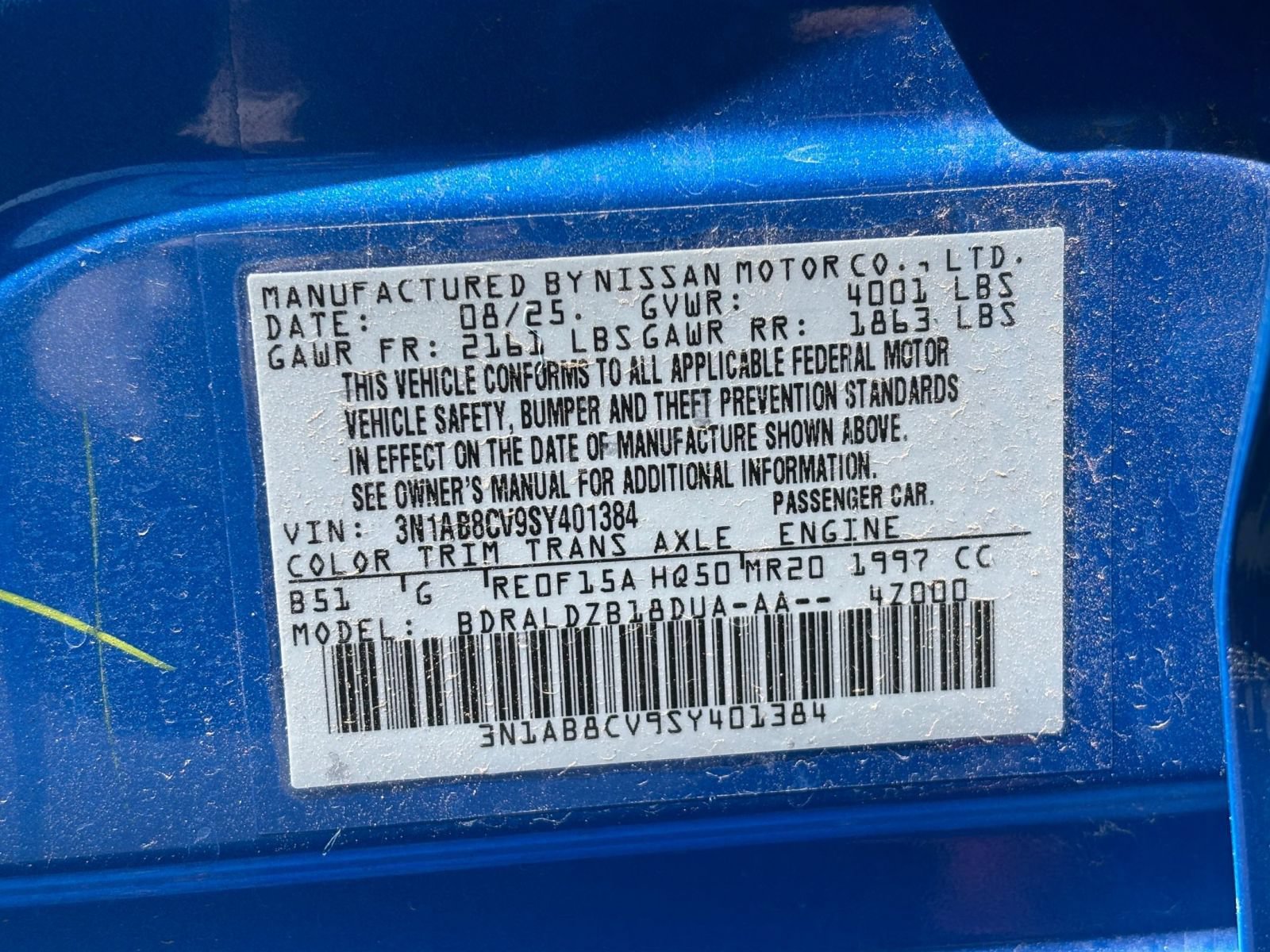 Used 2025 Nissan Sentra SV FWD image 22