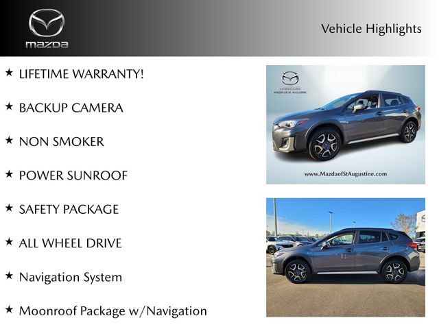Used 2020 Subaru Crosstrek Hybrid w/ Moonroof Package w/Navigation image 2