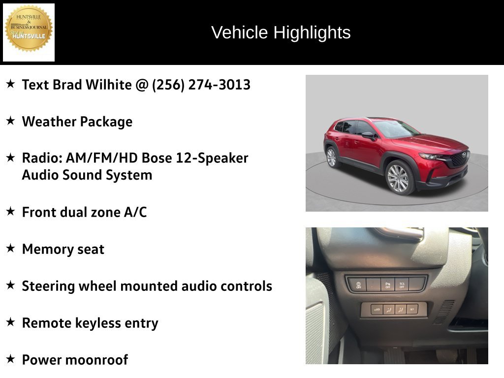 Certified 2026 MAZDA CX-50 AWD 2.5 S w/ Weather Package image 7