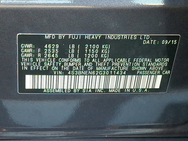 Used 2016 Subaru Legacy 3.6R Limited image 27