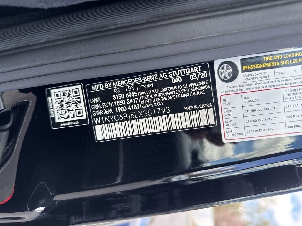 Certified 2020 Mercedes-Benz G 550 image 34