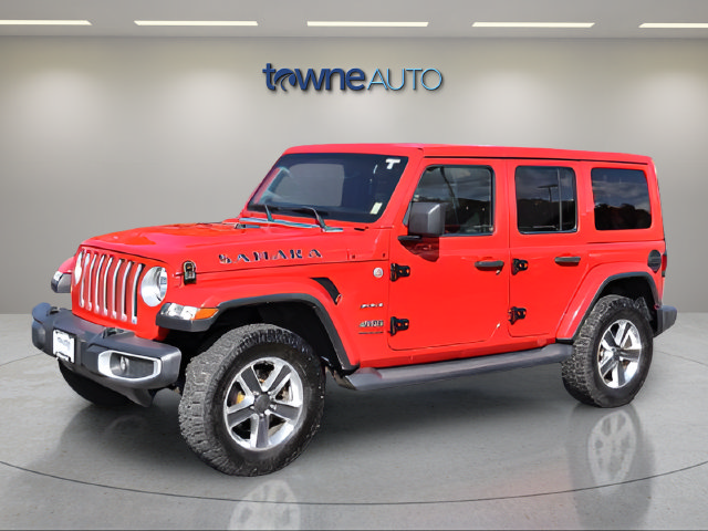 Used 2020 Jeep Wrangler Unlimited Sahara w/ Uconnect 4C Nav & Sound Group AWD/4WD image 1