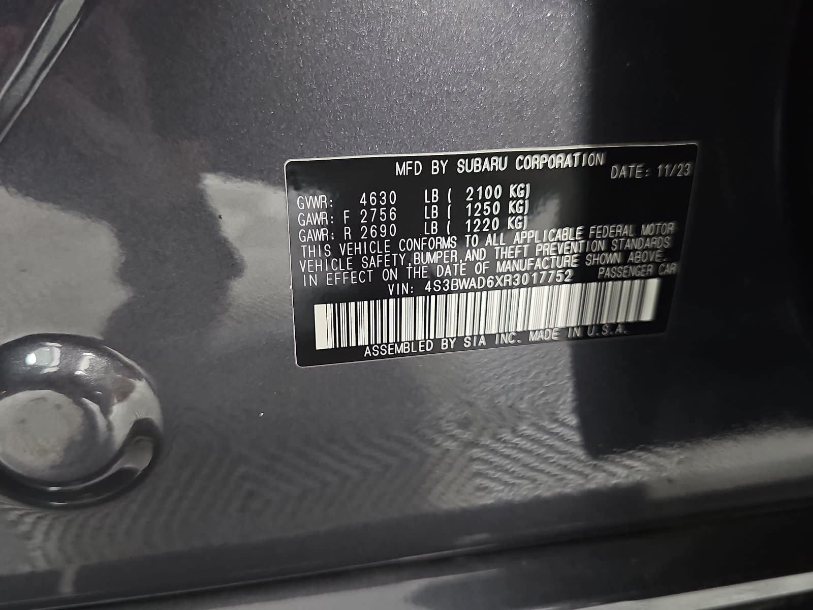 Used 2024 Subaru Legacy Premium AWD/4WD image 29