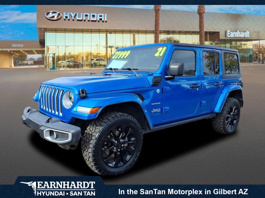Used 2021 Jeep Wrangler Unlimited Sahara w/ Cold Weather Group image 1