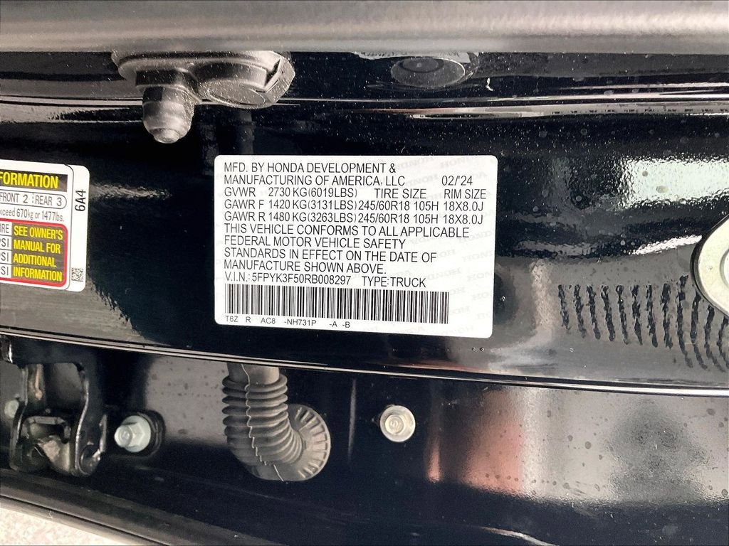 Used 2024 Honda Ridgeline RTL image 32