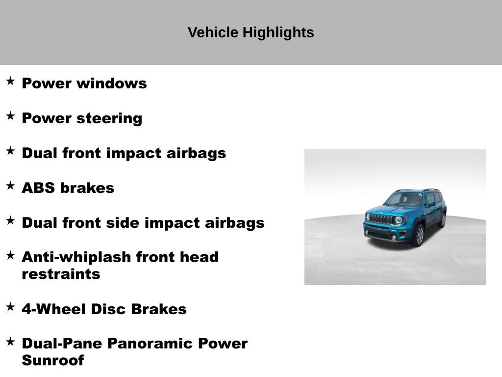 Used 2021 Jeep Renegade Latitude w/ Convenience Group AWD/4WD image 17