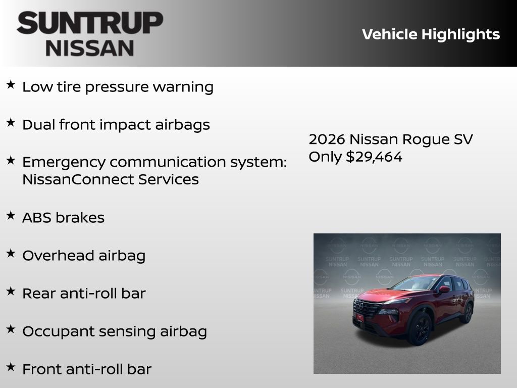 New 2026 Nissan Rogue SV image 16