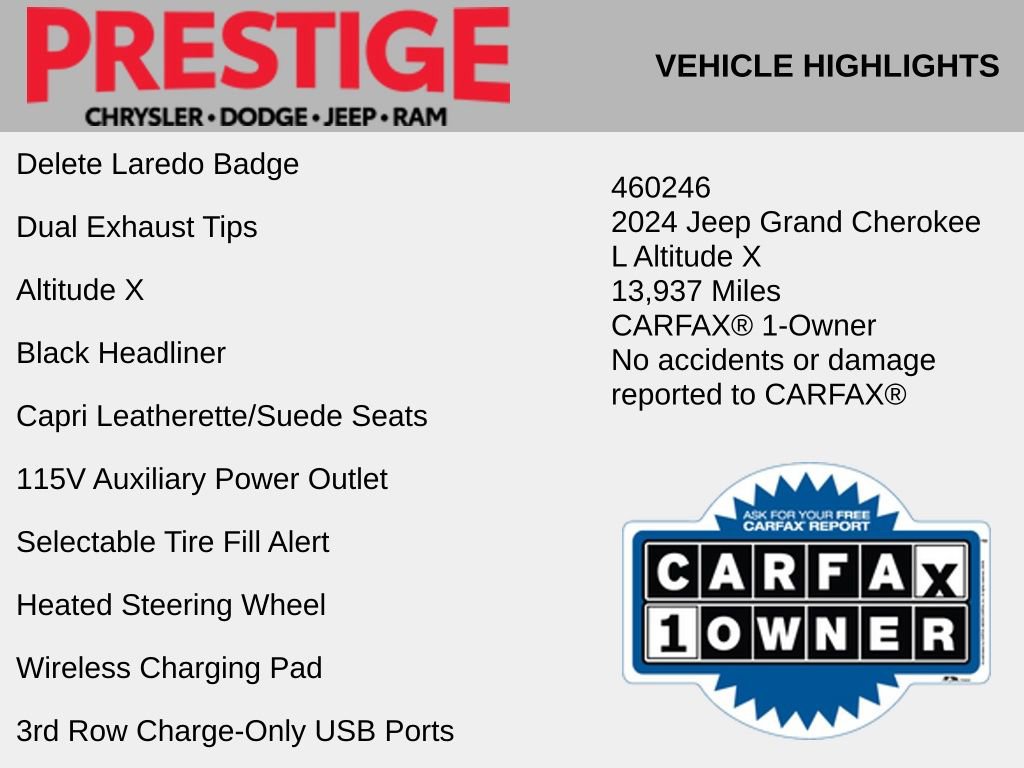 Used 2024 Jeep Grand Cherokee L Altitude image 10