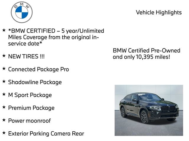 Certified 2025 BMW X4 xDrive30i w/ Premium Package AWD/4WD image 11