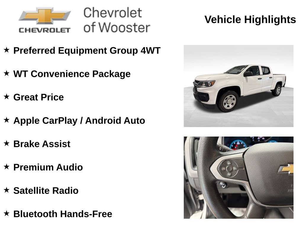 Used 2022 Chevrolet Colorado W/T w/ WT Convenience Package AWD/4WD image 2