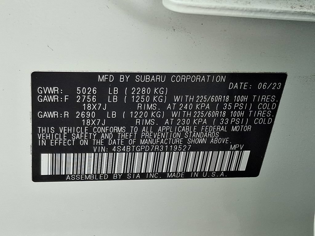 Certified 2024 Subaru Outback Touring XT w/ Popular Package #2 AWD/4WD image 30