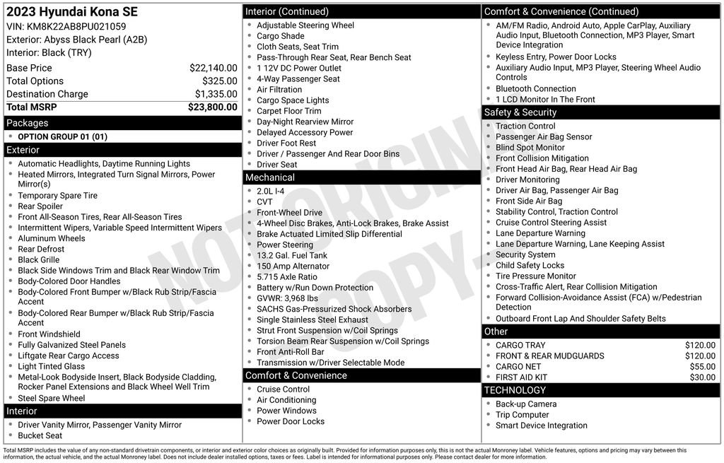 Used 2023 Hyundai Kona SE image 33