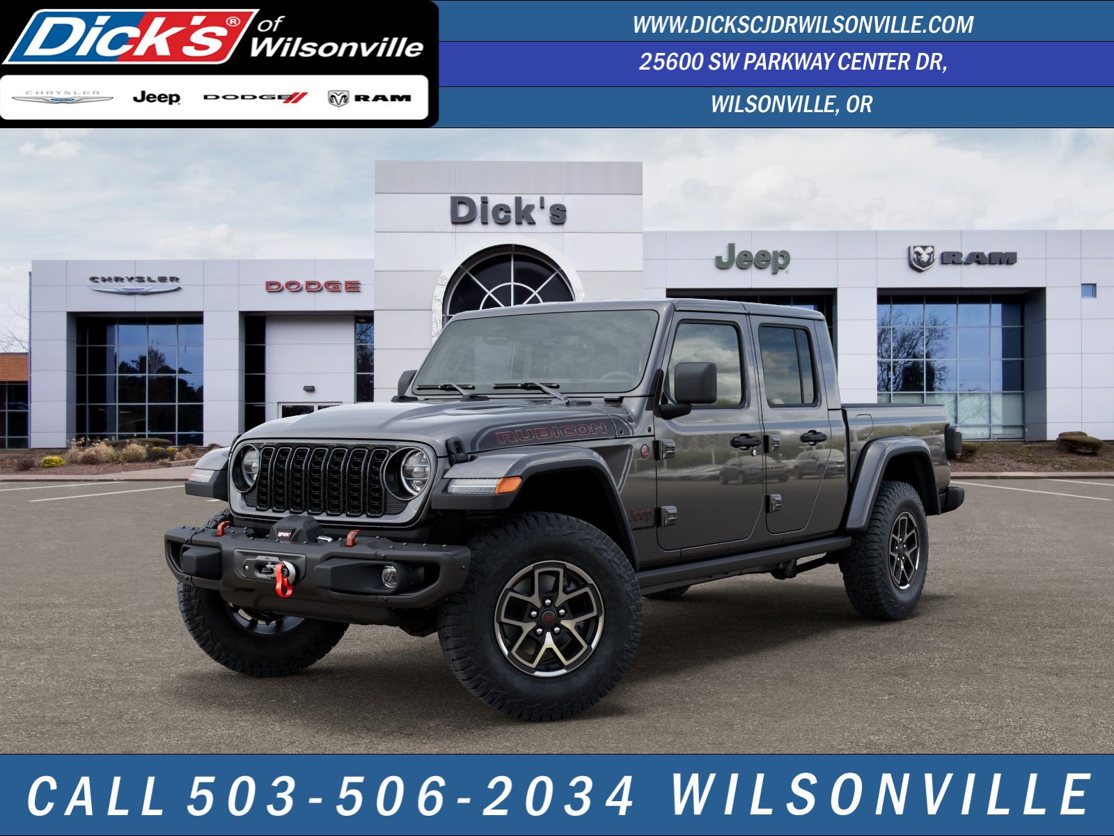 New 2026 Jeep Gladiator Rubicon AWD/4WD image 1