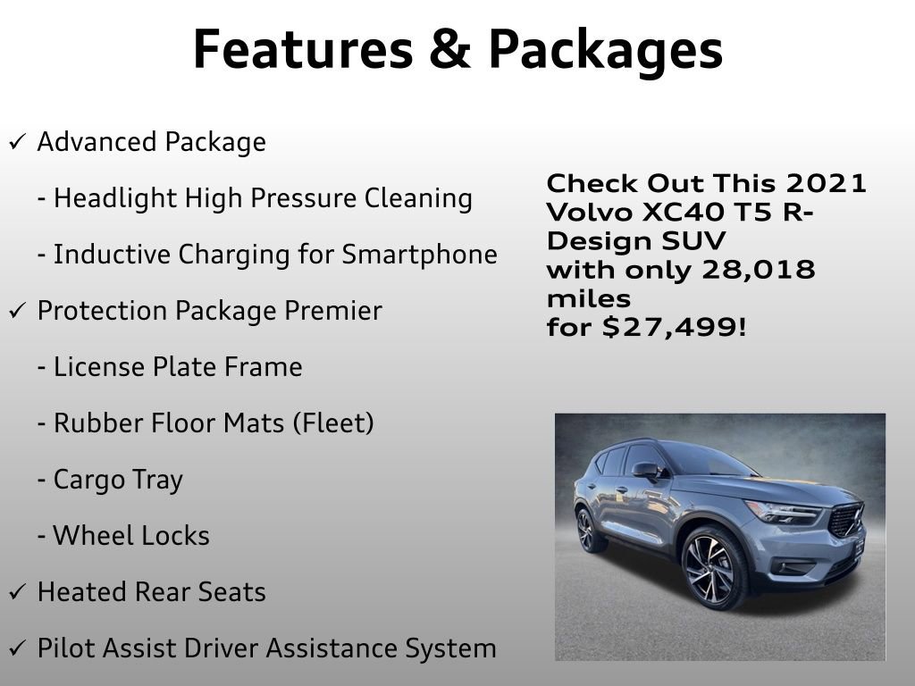 Used 2021 Volvo XC40 T5 R-Design w/ Advanced Package image 16