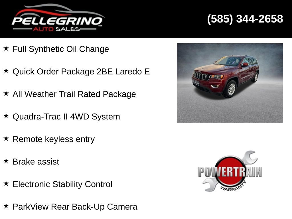 Used 2020 Jeep Grand Cherokee Laredo image 4