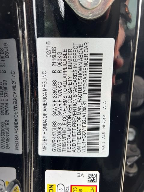 Used 2018 Honda Accord Touring image 11