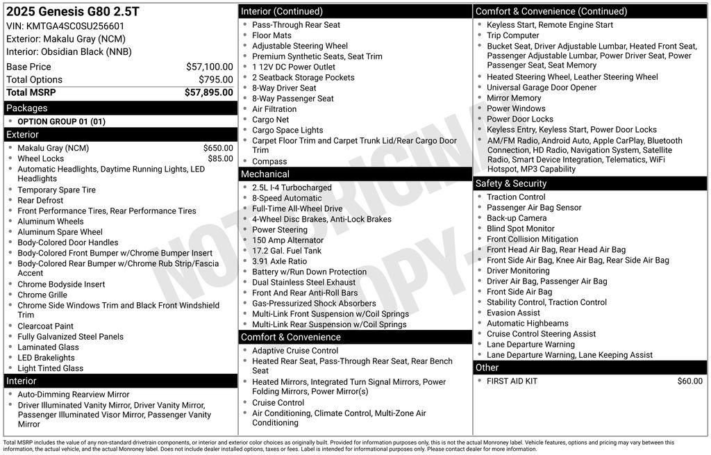 Used 2025 Genesis G80 2.5T image 4