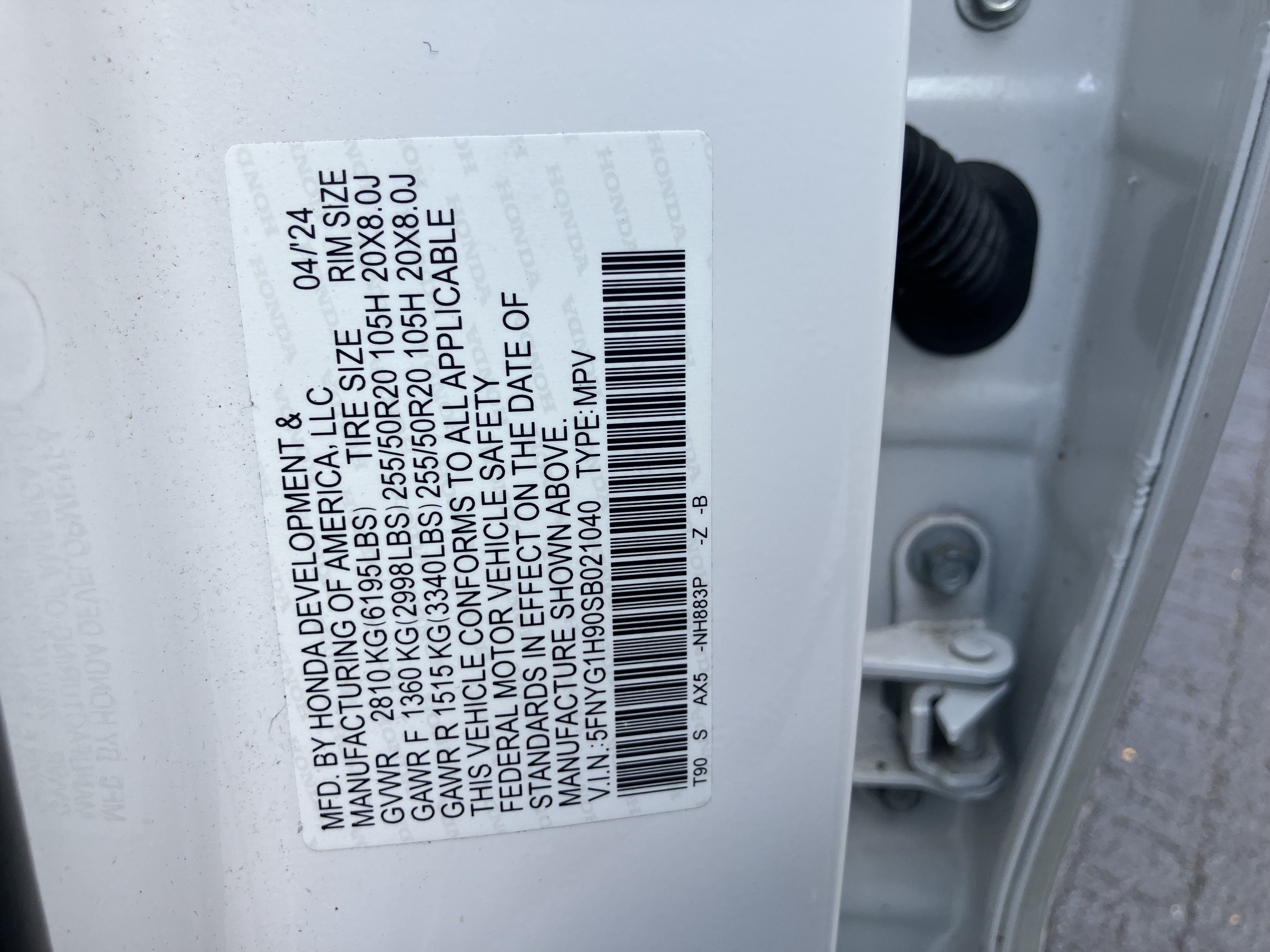 Certified 2025 Honda Pilot Black Edition image 39