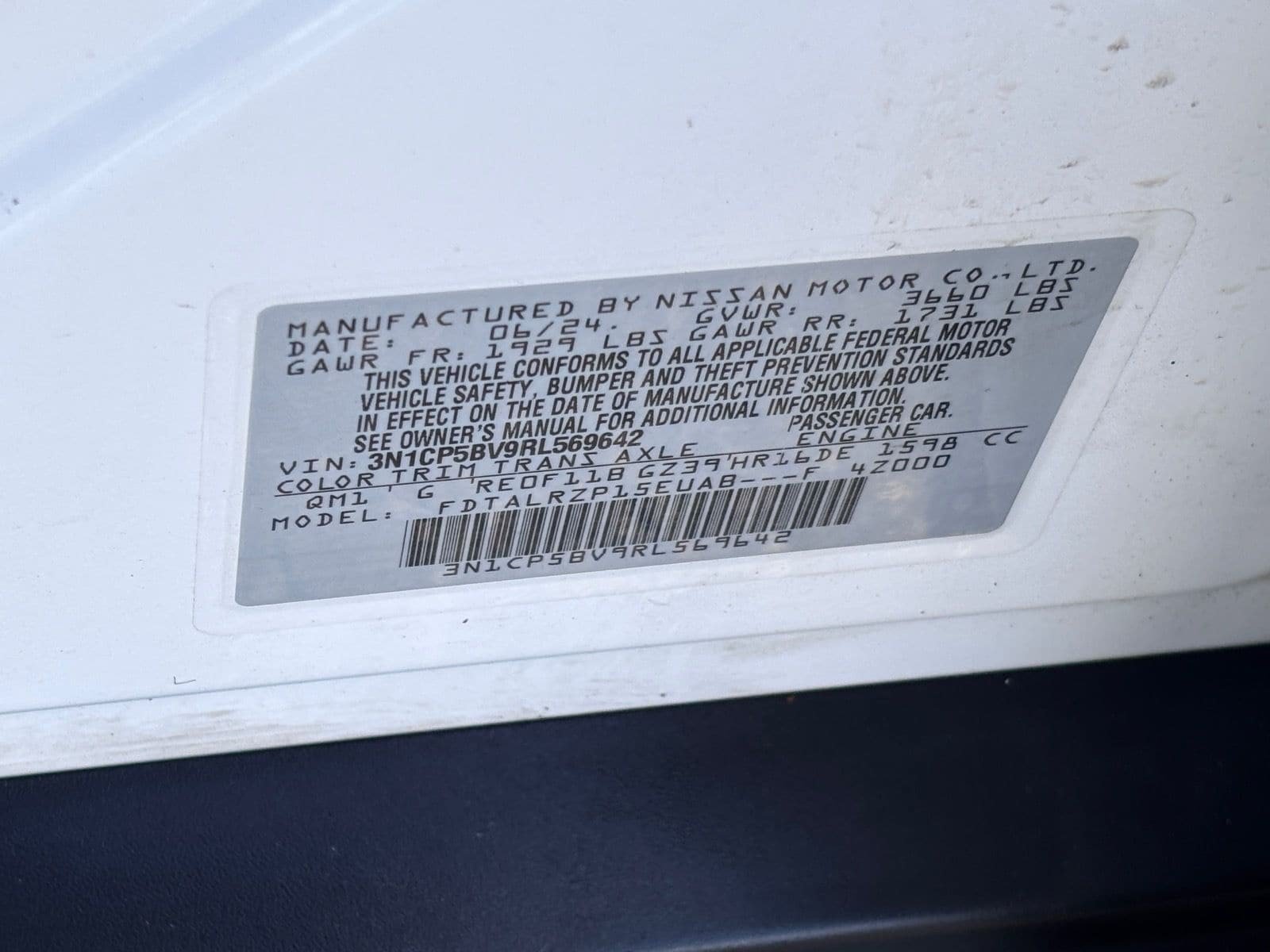 Used 2024 Nissan Kicks S FWD image 33