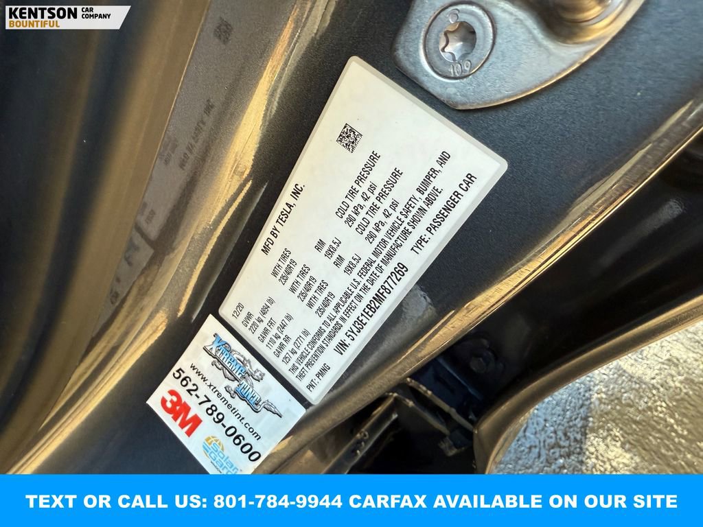 Used 2021 Tesla Model 3 Long Range image 34