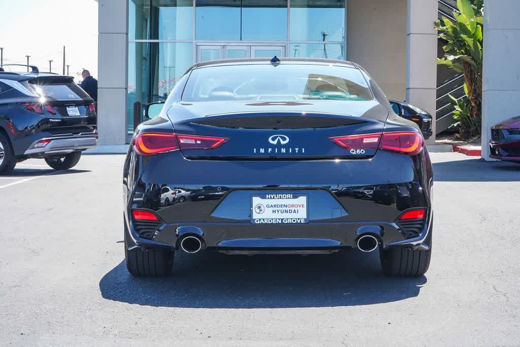 Used 2022 INFINITI Q60 3.0t Luxe w/ Essential Package RWD image 5