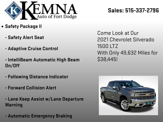 Used 2021 Chevrolet Silverado 1500 LTZ w/ LTZ Premium Package image 19