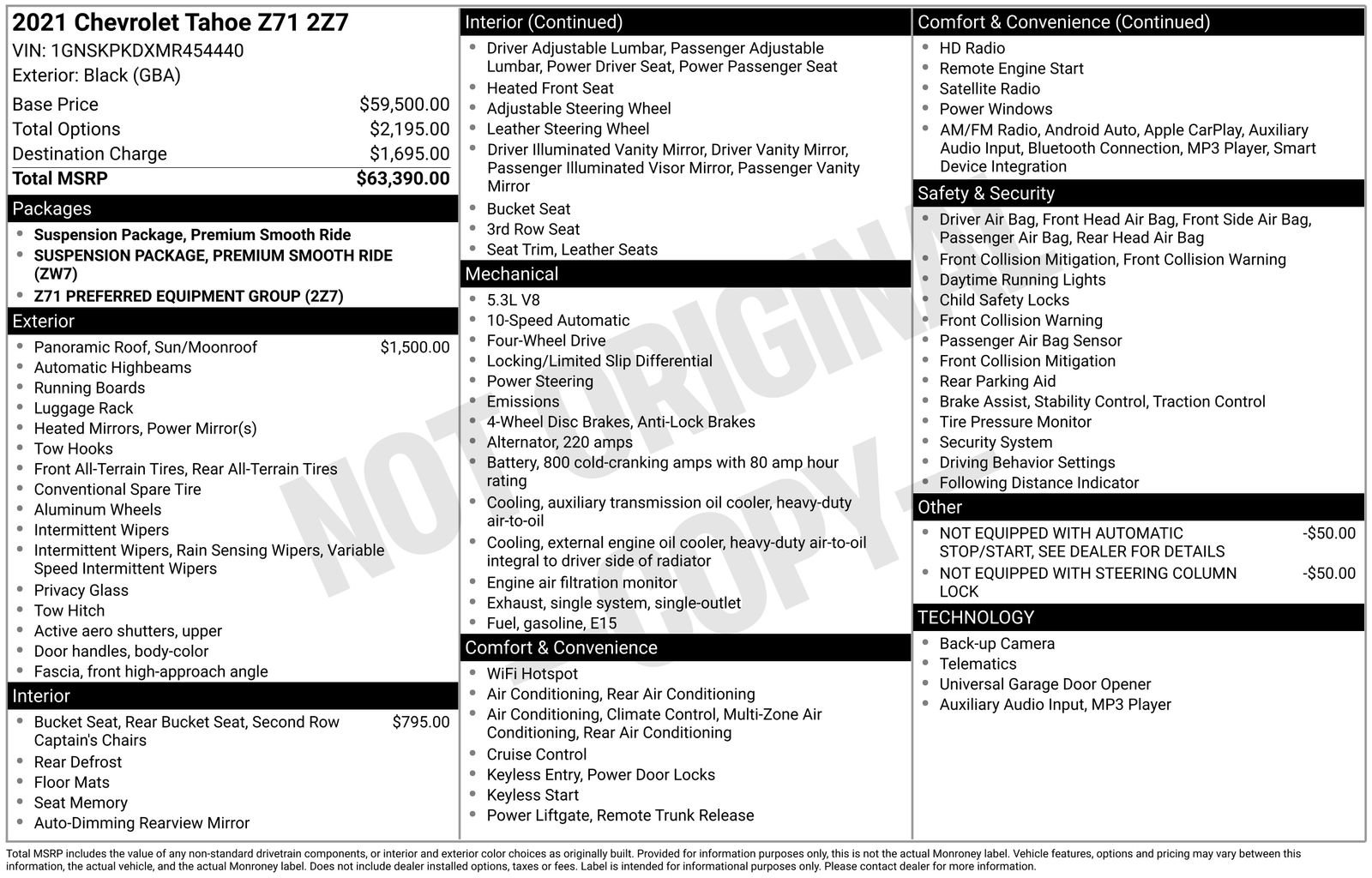 Used 2021 Chevrolet Tahoe Z71 image 4