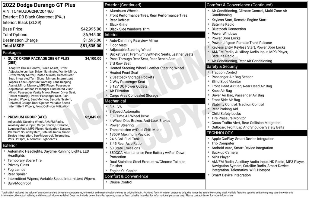 Used 2022 Dodge Durango GT AWD/4WD image 37