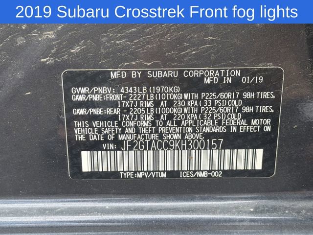 Used 2019 Subaru Crosstrek 2.0i Premium AWD/4WD image 23
