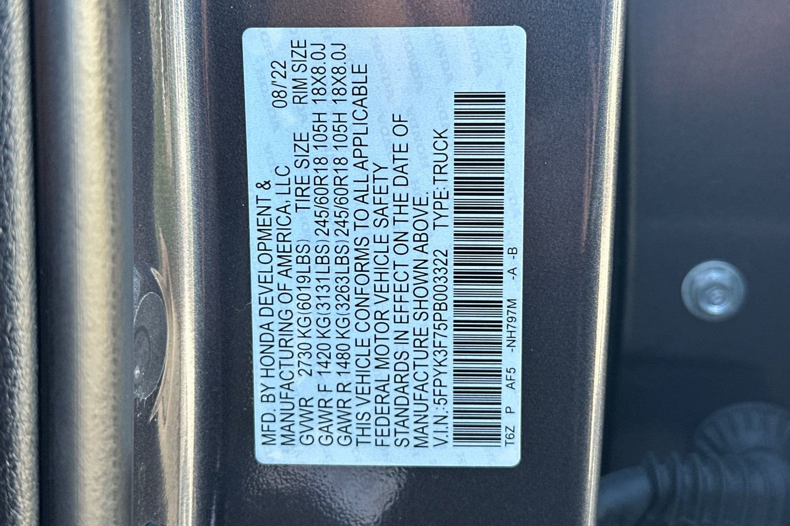 Used 2023 Honda Ridgeline RTL-E image 35