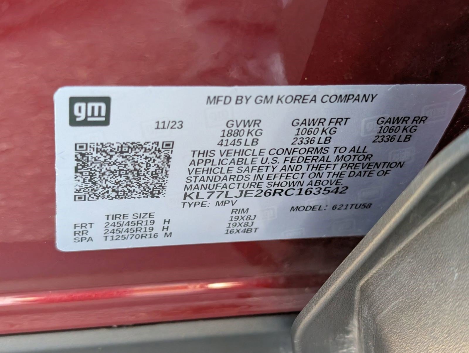 Used 2024 Chevrolet Trax RS w/ Sunroof Package image 23