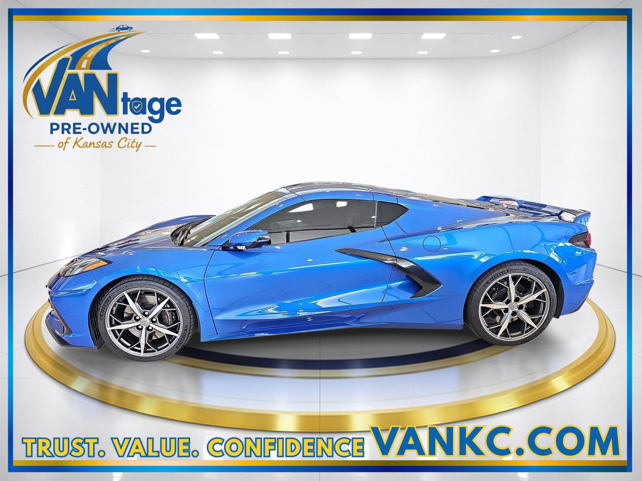 Certified 2021 Chevrolet Corvette Stingray Preferred Cpe w/ Z51 Performance Package RWD image 10