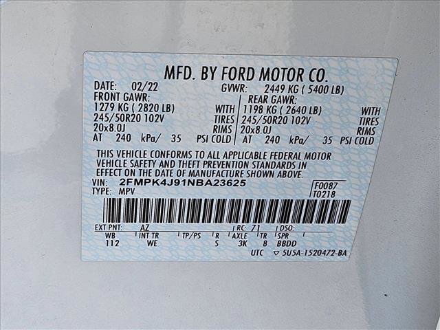 Used 2022 Ford Edge ST-Line w/ Class II Trailer Tow Package image 24