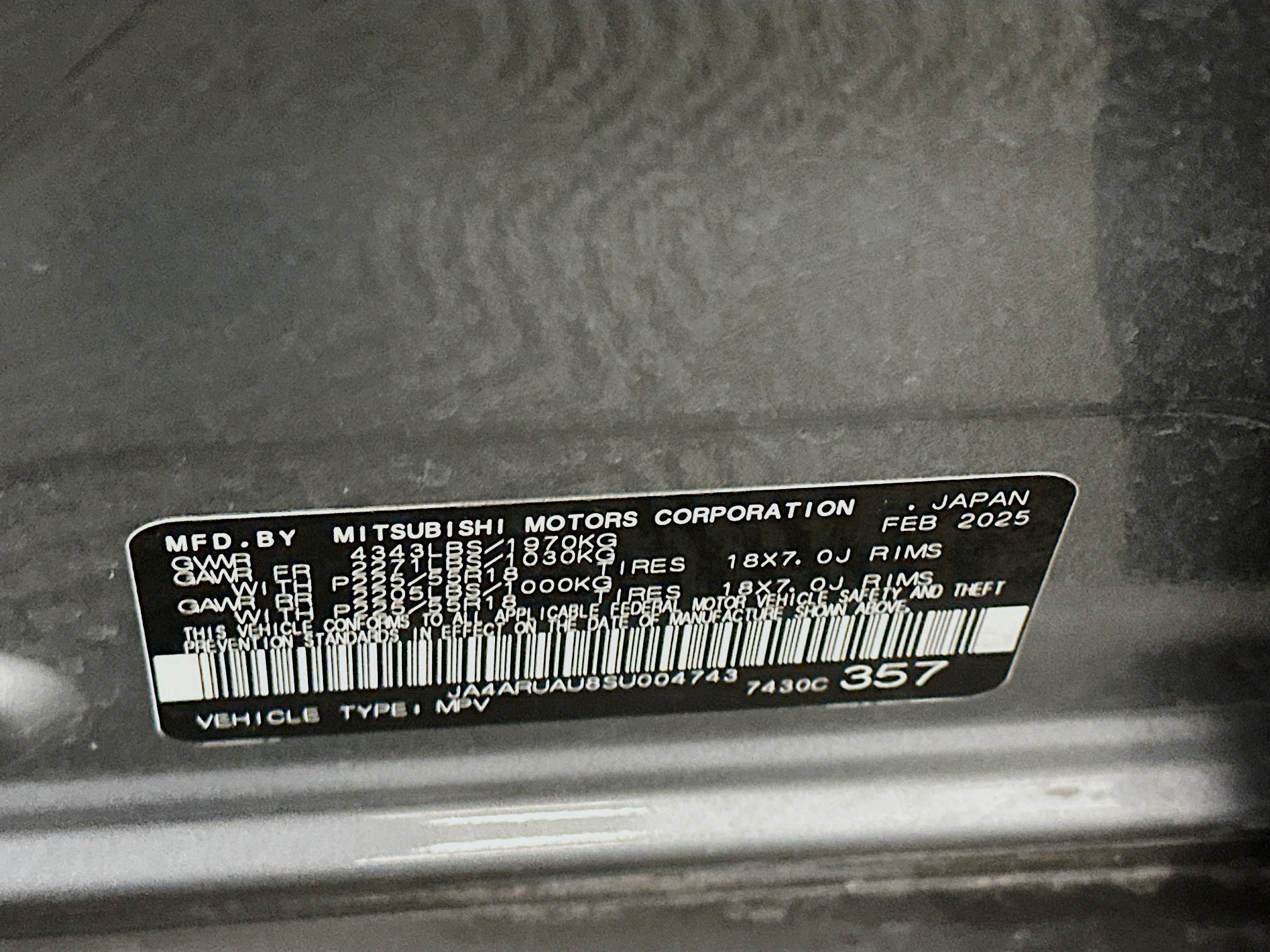 Used 2025 Mitsubishi Outlander Sport SE image 12