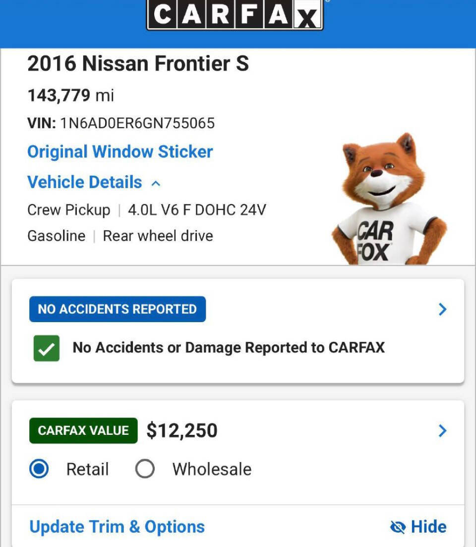 Used 2016 Nissan Frontier S RWD image 25