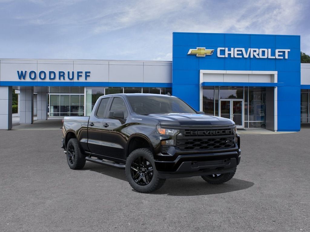 New 2026 Chevrolet Silverado 1500 Custom w/ Turbomax Blackout Package AWD/4WD image 1