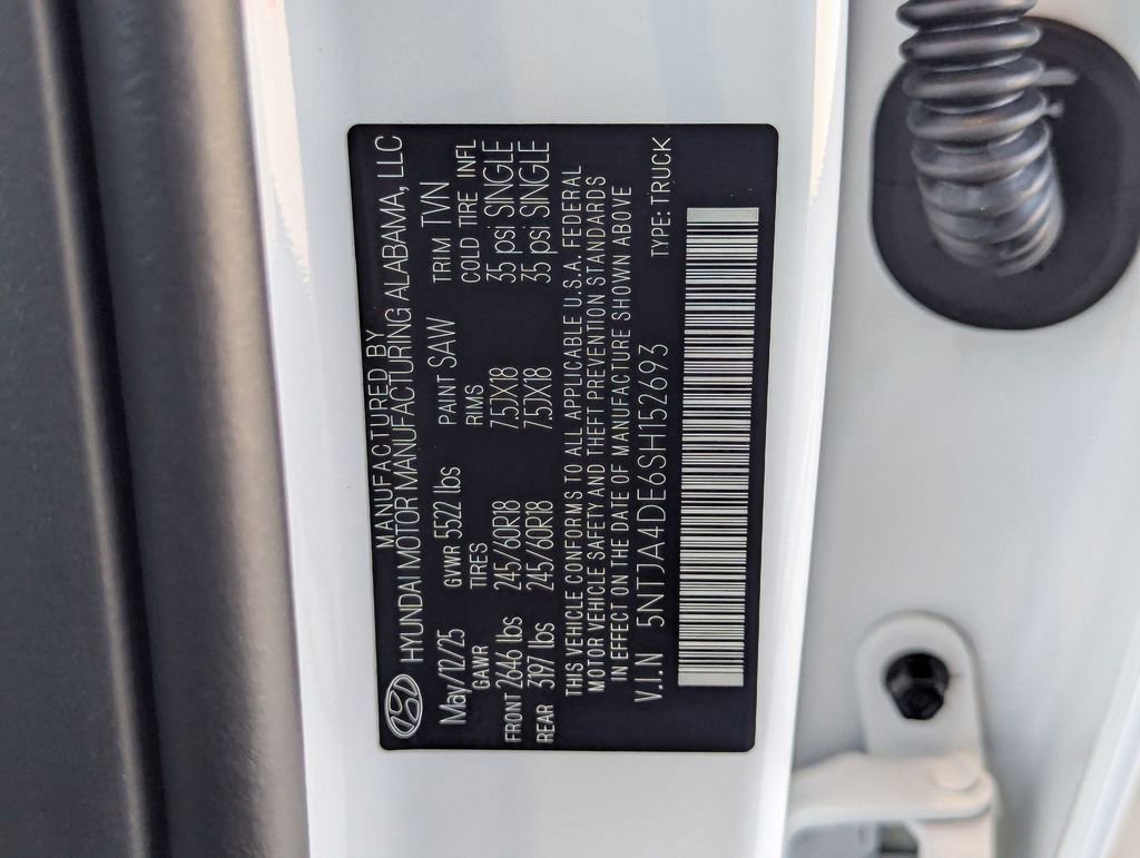 New 2025 Hyundai Santa Cruz SE image 33