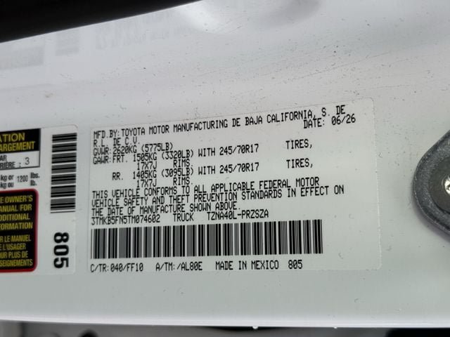 Used 2026 Toyota Tacoma SR5 RWD image 32