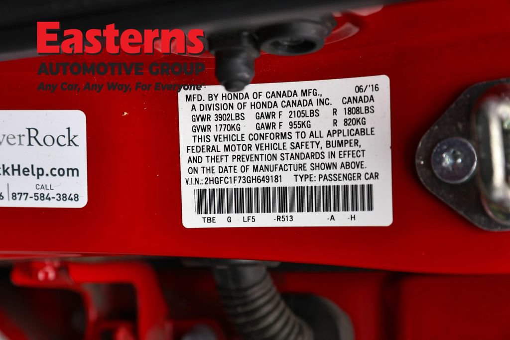 Used 2016 Honda Civic EX-L image 34