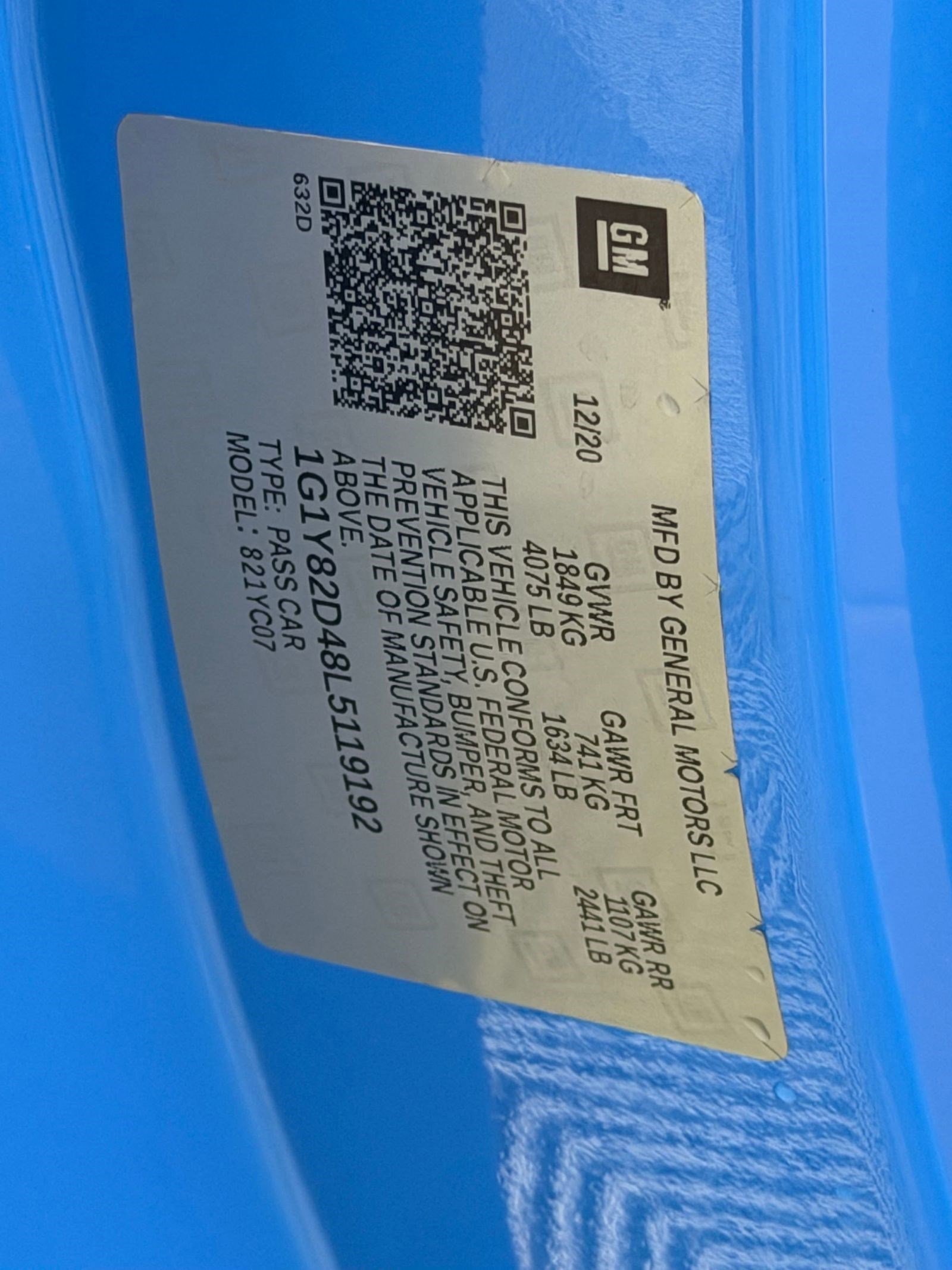 Used 2020 Chevrolet Corvette Stingray Premium Cpe w/ 3LT Preferred Equipment Group image 18